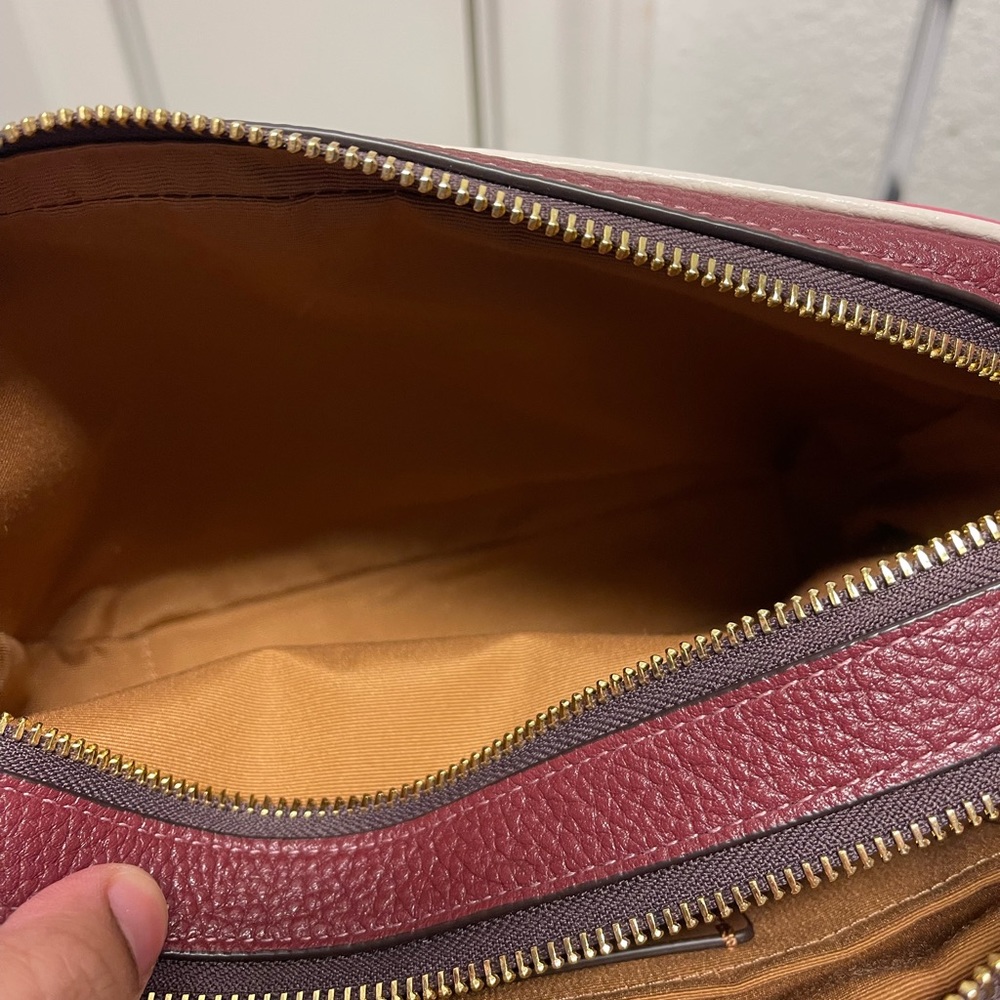 Coach Jes Crossbody in Pink Color block with Matching Wallet - Picture 13 of 14